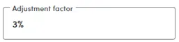 adjustment-factor