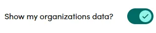 your-organizations-data